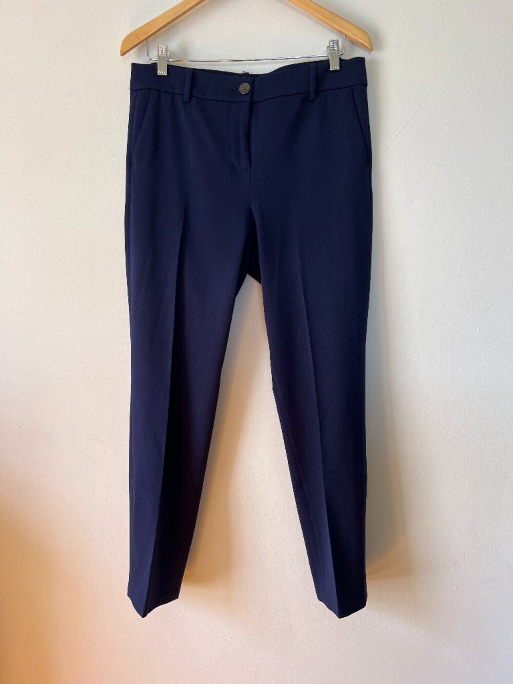 J Crew navy blue trousers size 10